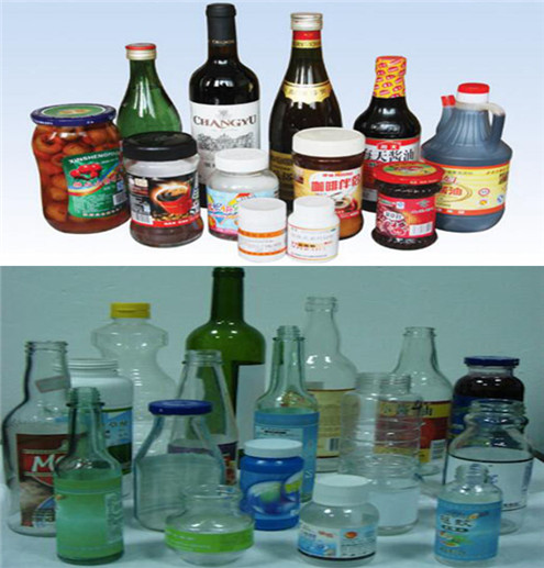Runde glasflasker med vådlimemærkning maskine lineære kolde etiketter 1