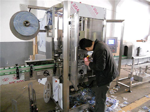 krympe ærmetiketteringsmaskine med damp krympe tunnelgenerator til plast